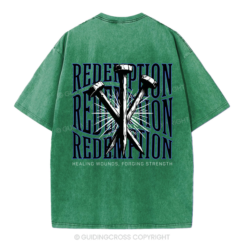 Redemption  Christian Washed T-Shirt