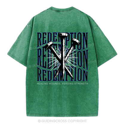Redemption  Christian Washed T-Shirt
