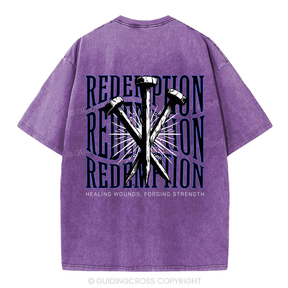 Redemption  Christian Washed T-Shirt