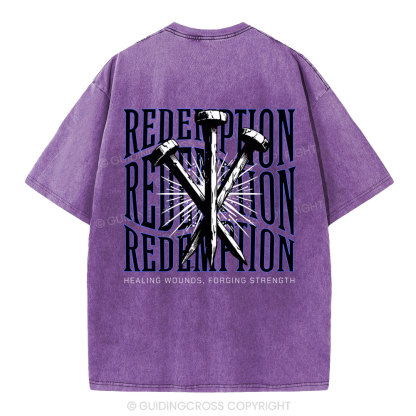 Redemption  Christian Washed T-Shirt