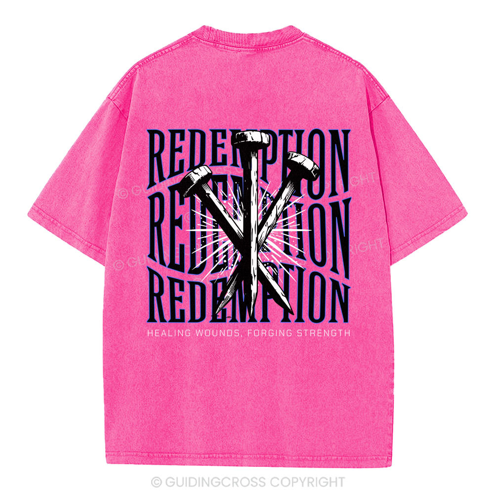 Redemption  Christian Washed T-Shirt