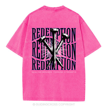 Redemption  Christian Washed T-Shirt