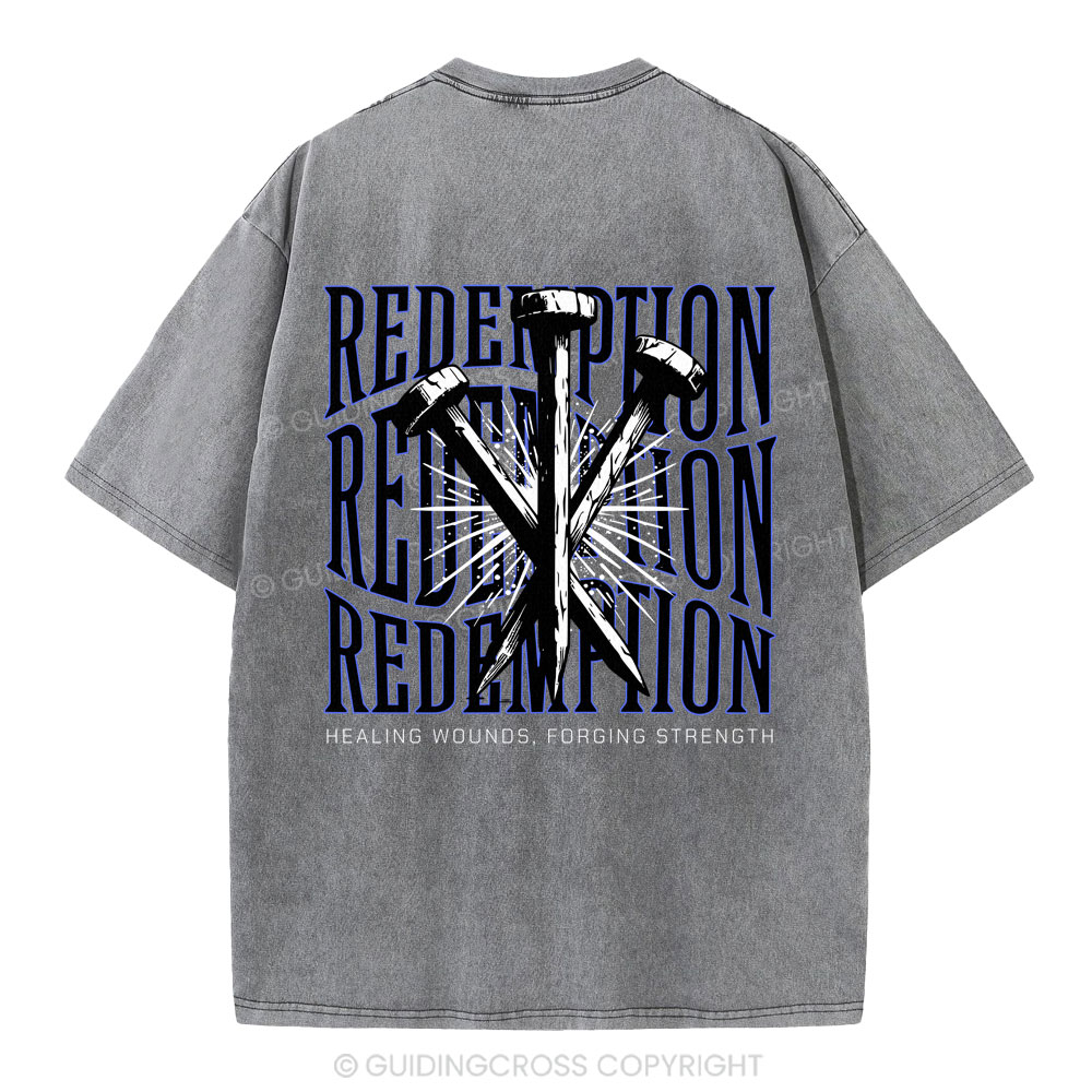 Redemption  Christian Washed T-Shirt