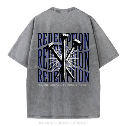 Redemption  Christian Washed T-Shirt