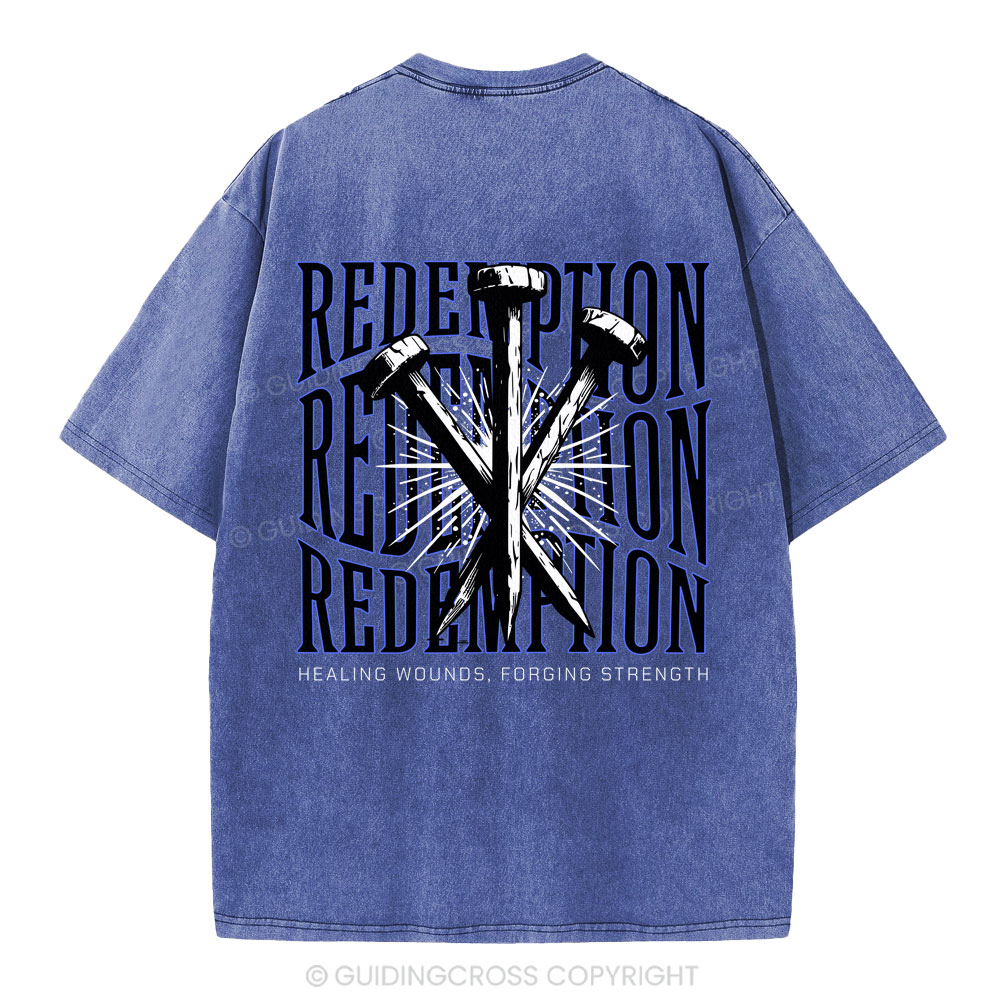 Redemption  Christian Washed T-Shirt