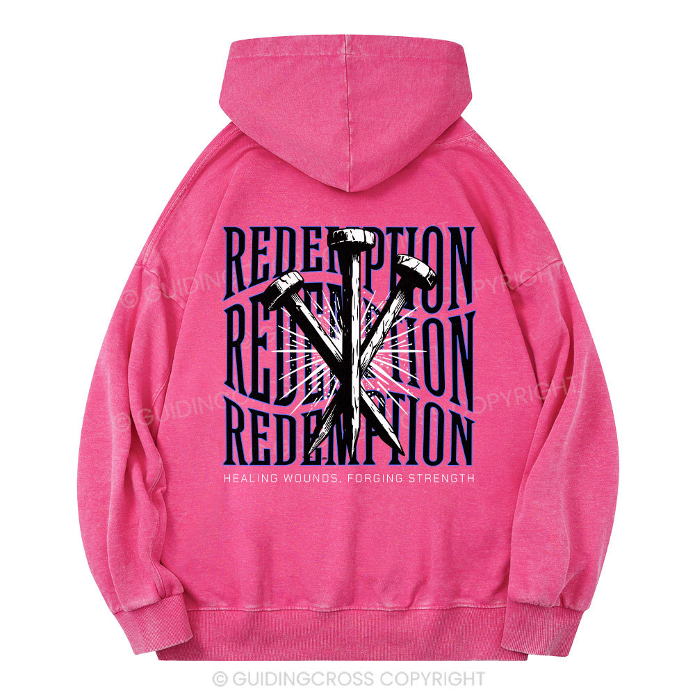 Redemption Streetwear Christian Washed Hoodie