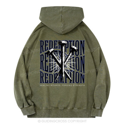 Redemption Streetwear Christian Washed Hoodie