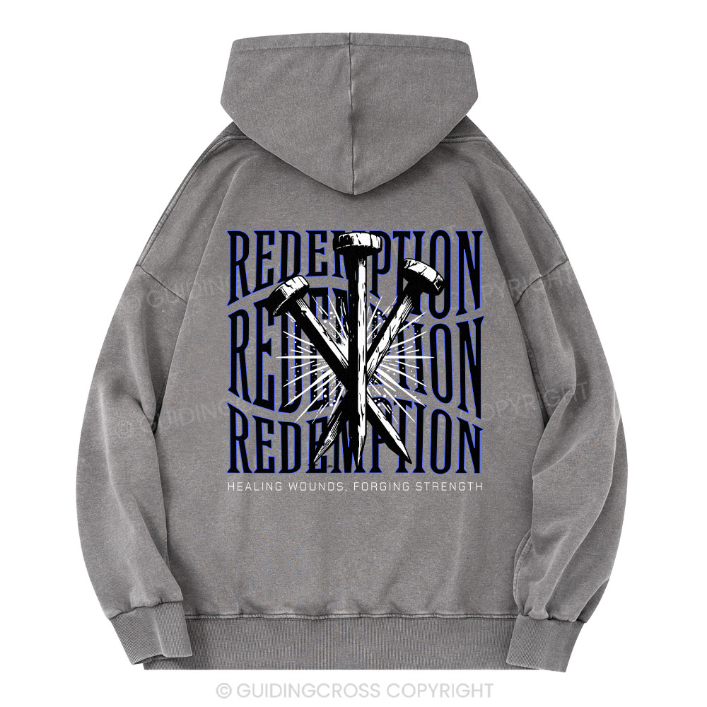 Redemption Streetwear Christian Washed Hoodie