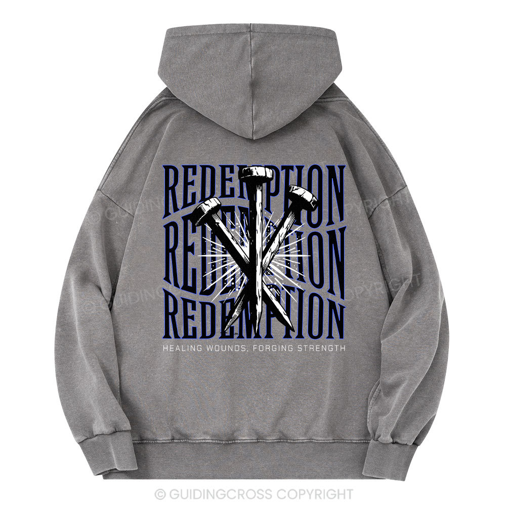 Redemption Streetwear Christian Washed Hoodie