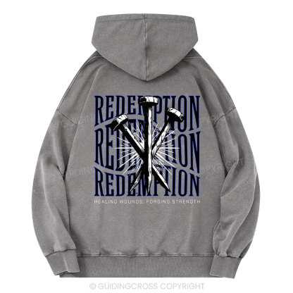 Redemption Streetwear Christian Washed Hoodie