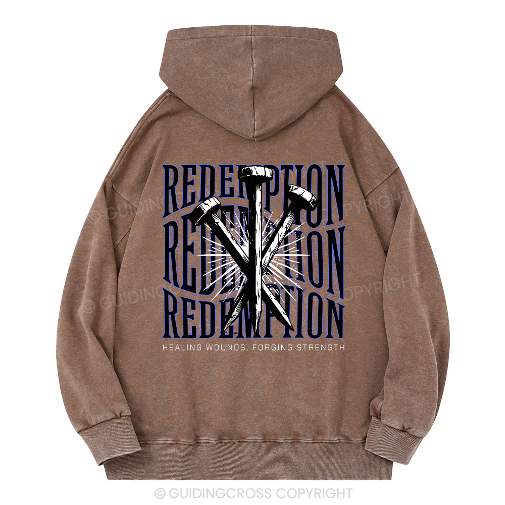 Redemption Streetwear Christian Washed Hoodie