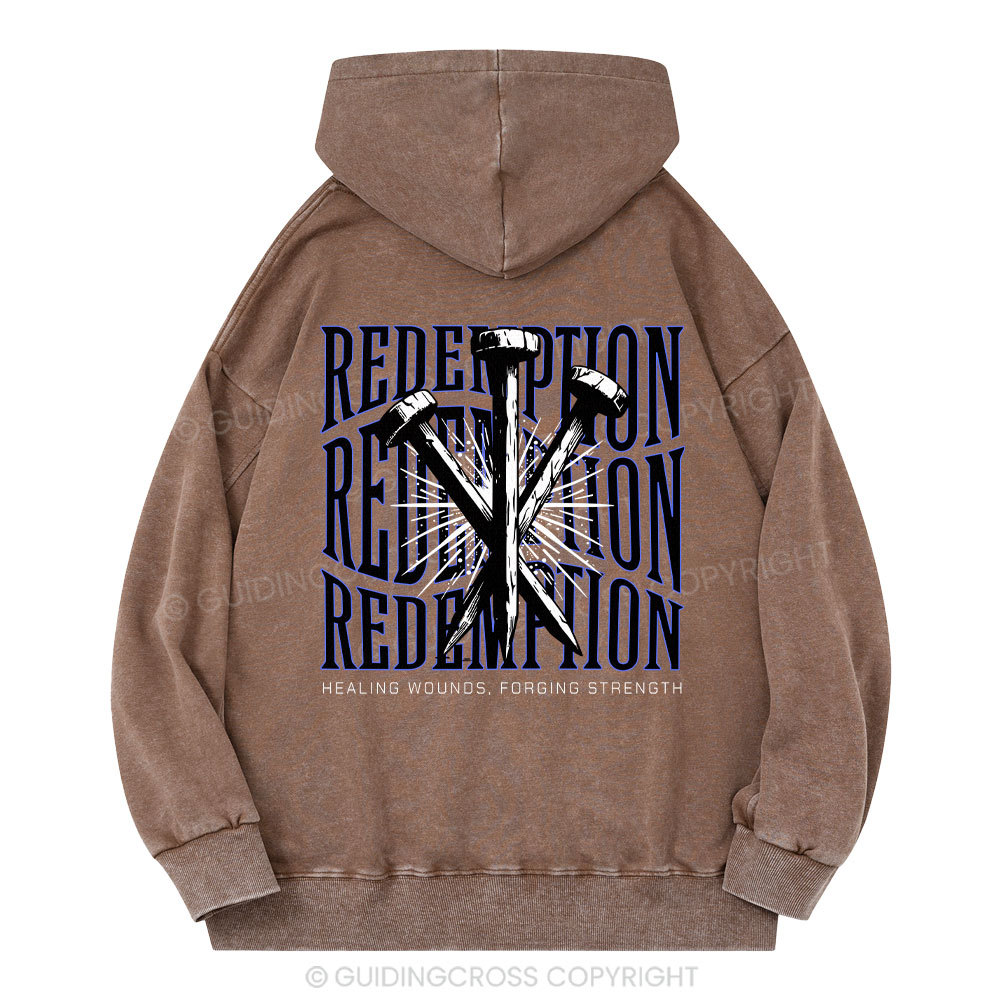 Redemption Streetwear Christian Washed Hoodie