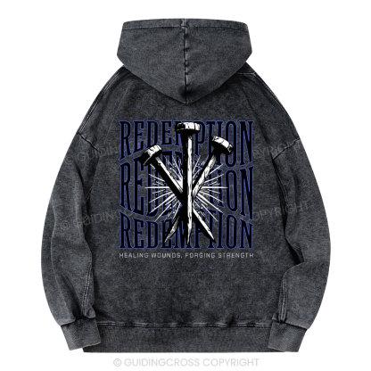 Redemption Streetwear Christian Washed Hoodie