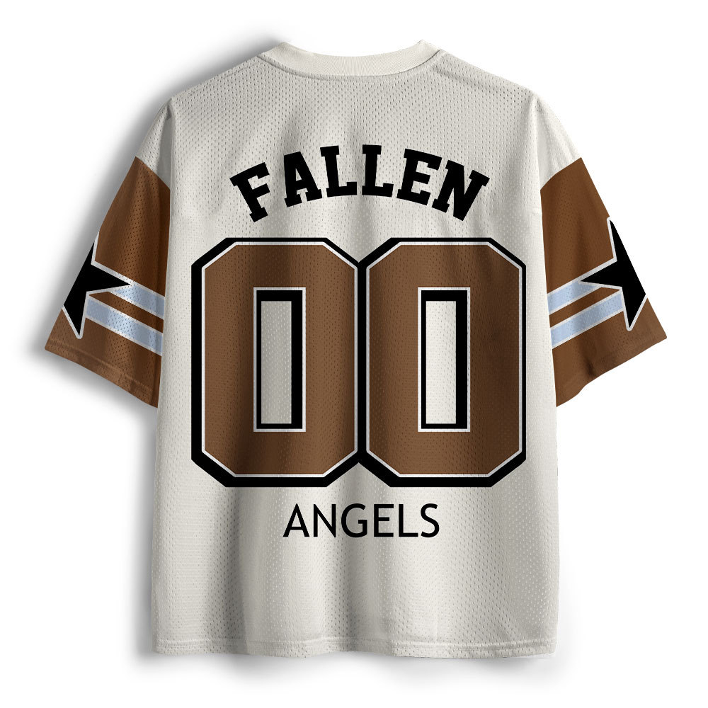 Redemption oF Fallen Angels  Christian White Mesh Jersey