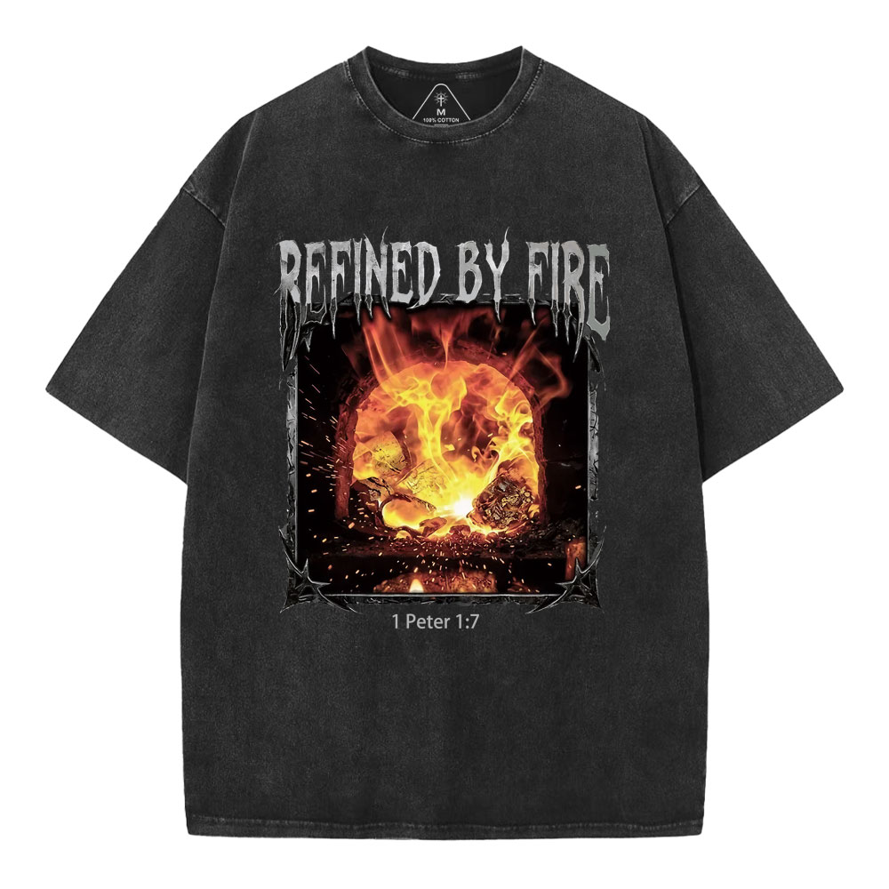 Refined By Fire Christian Washed T-Shirt