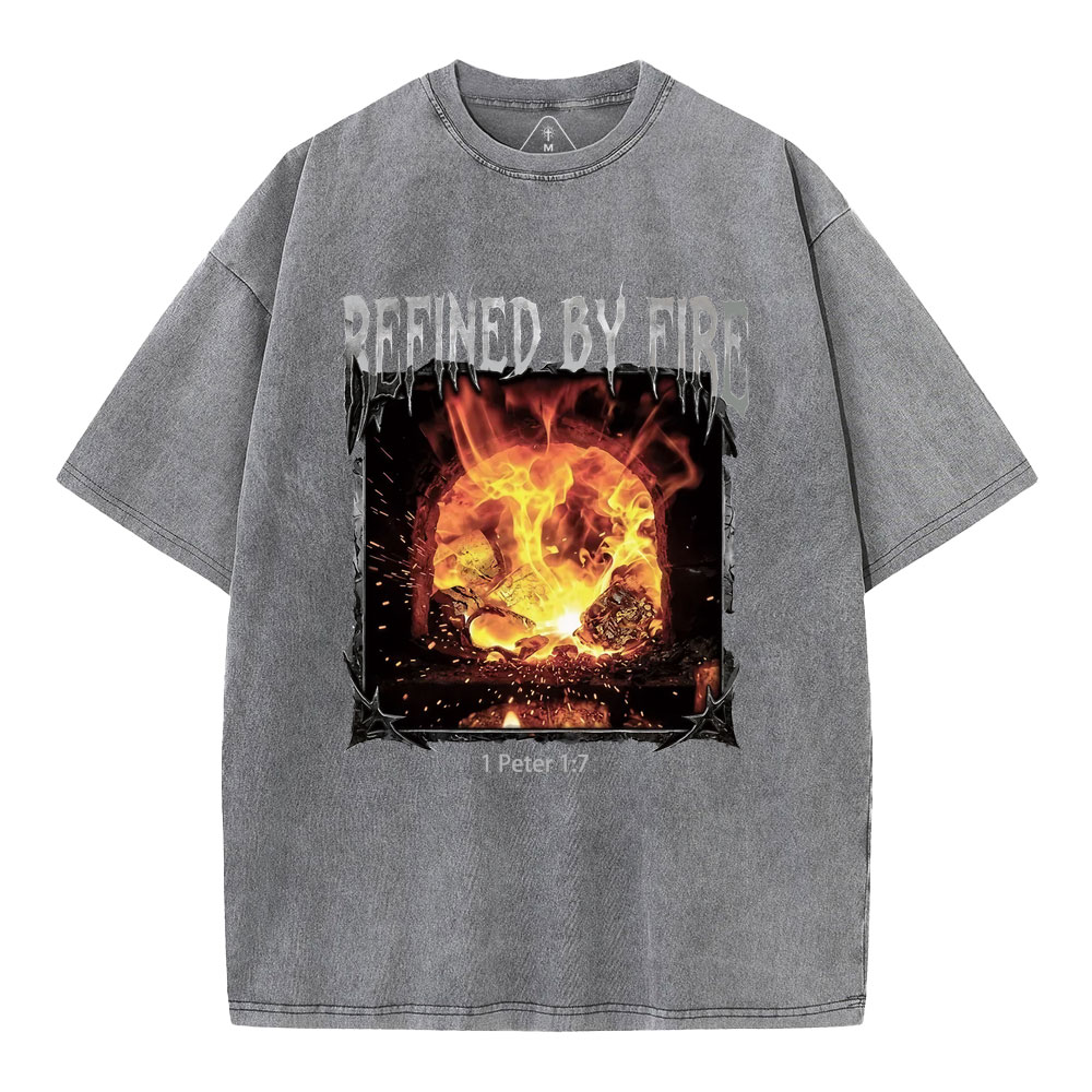 Refined By Fire Christian Washed T-Shirt