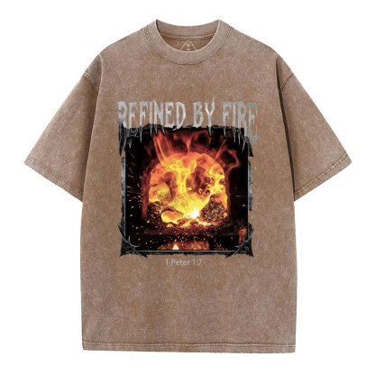 Refined By Fire Christian Washed T-Shirt