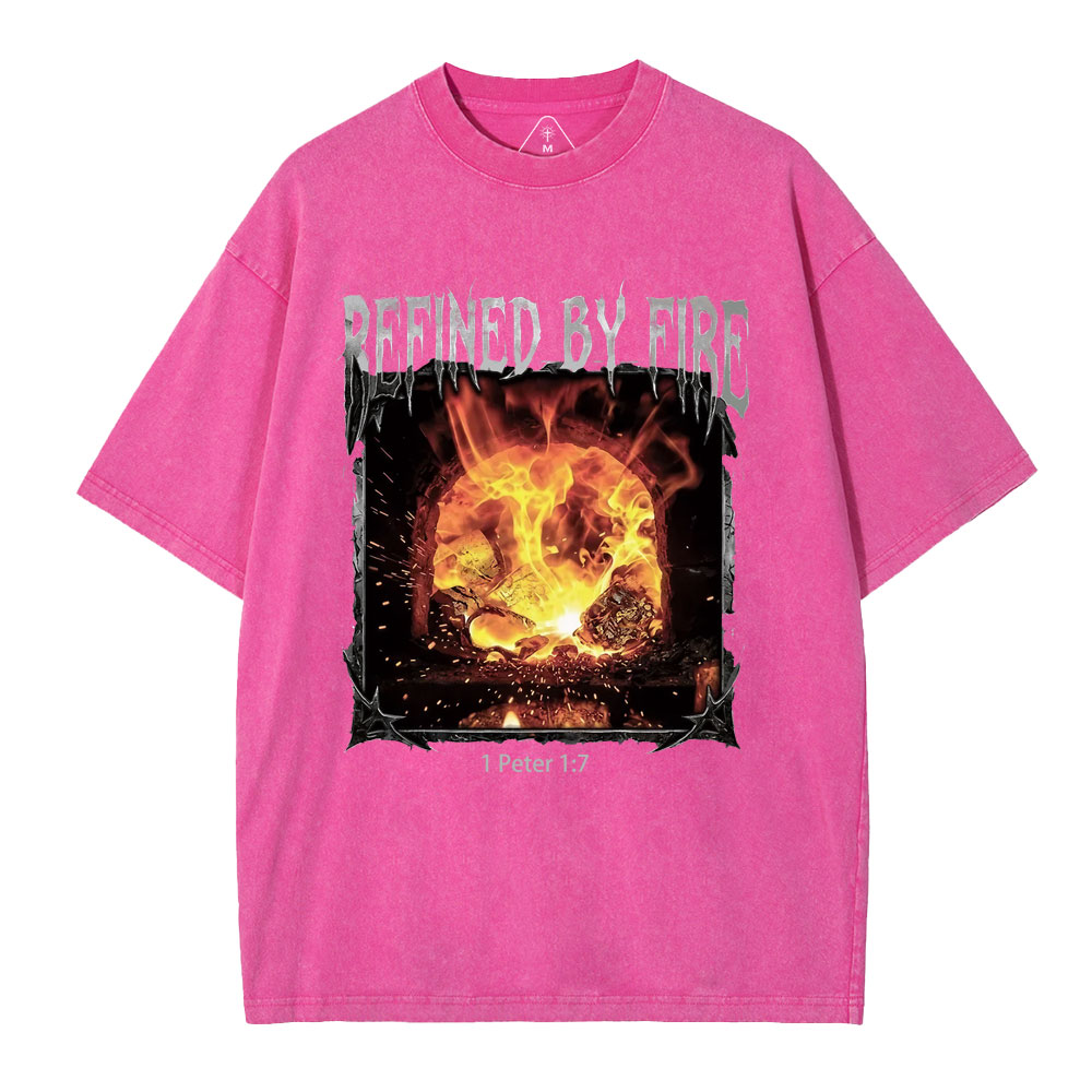 Refined By Fire Christian Washed T-Shirt