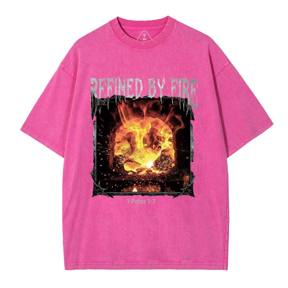 Refined By Fire Christian Washed T-Shirt