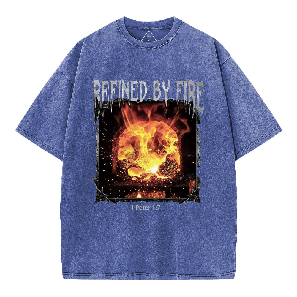 Refined By Fire Christian Washed T-Shirt