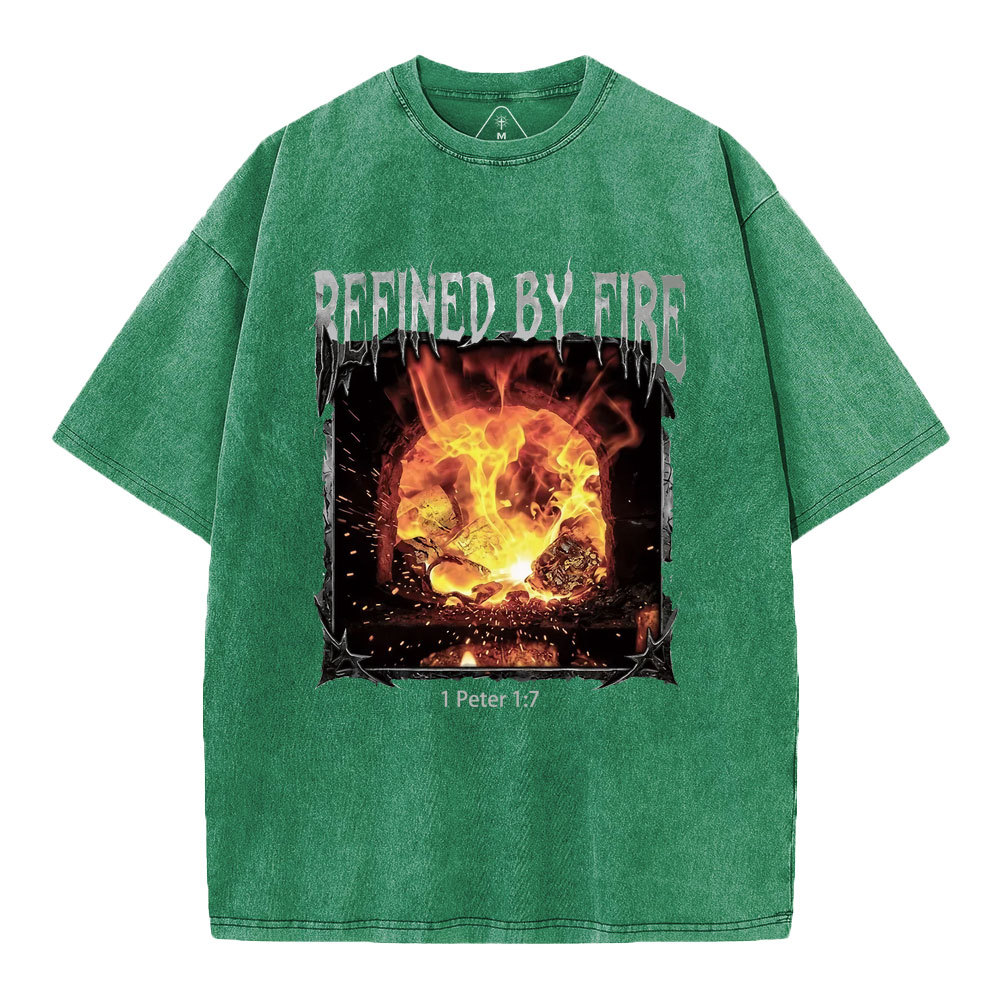 Refined By Fire Christian Washed T-Shirt
