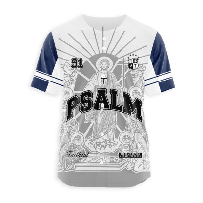 Refuge And Fortress Christian Baseball Jersey