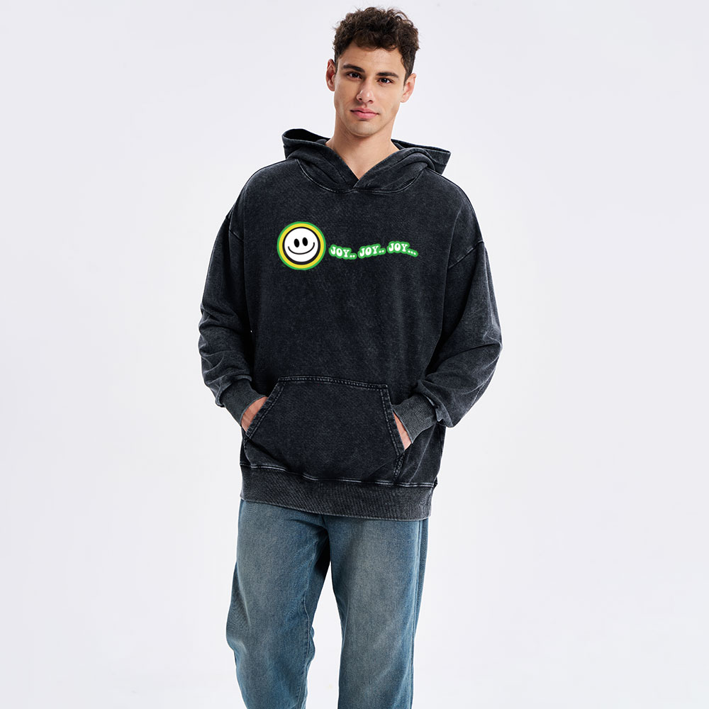 Rejoice In The Lord Christian Washed Hoodie