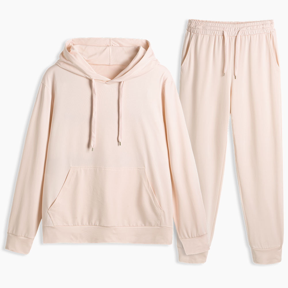 Relax Fit Unisex Lightweight Hoodie Set