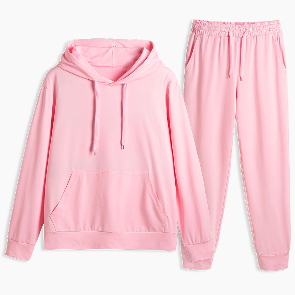 Relax Fit Unisex Lightweight Hoodie Set