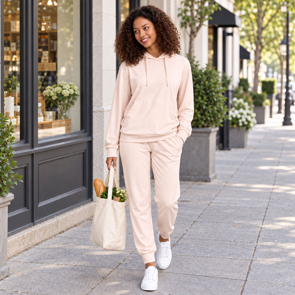 Relax Fit Unisex Lightweight Hoodie Set