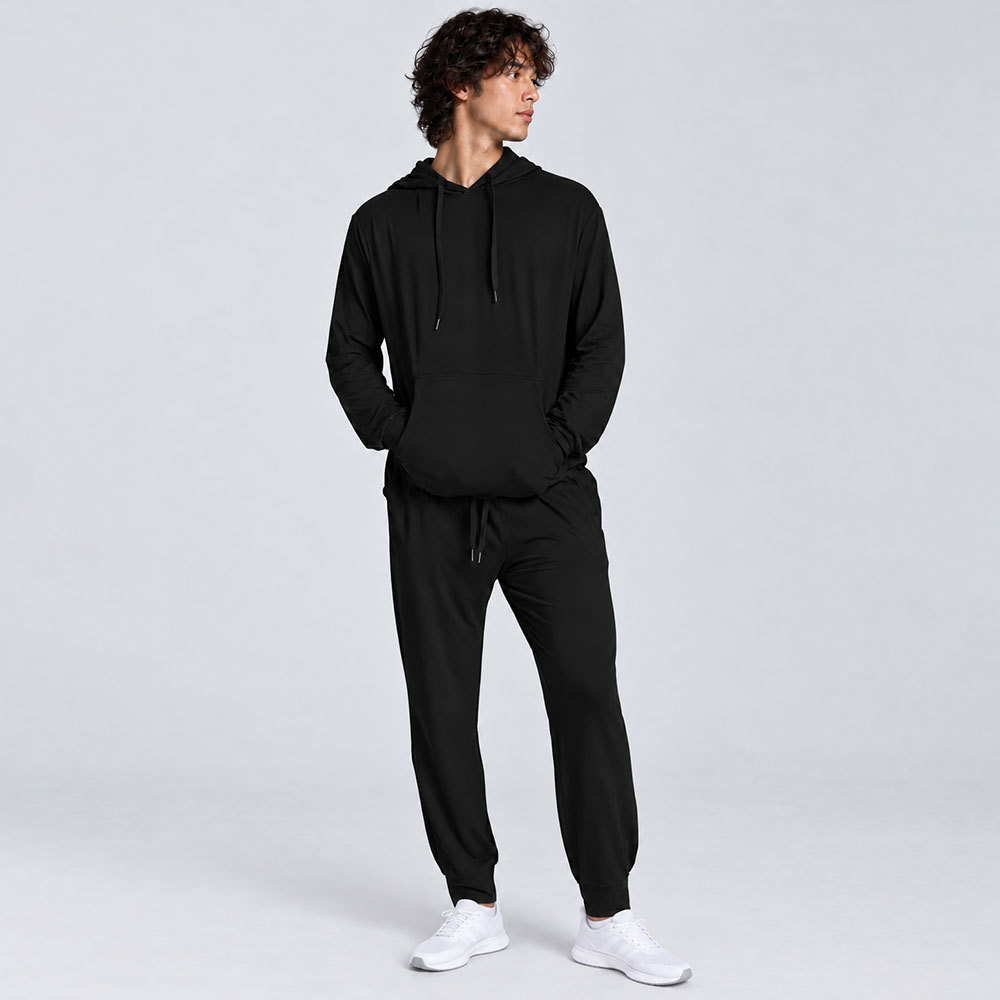 Relax Fit Unisex Lightweight Hoodie Set