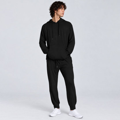 Relax Fit Unisex Lightweight Hoodie Set