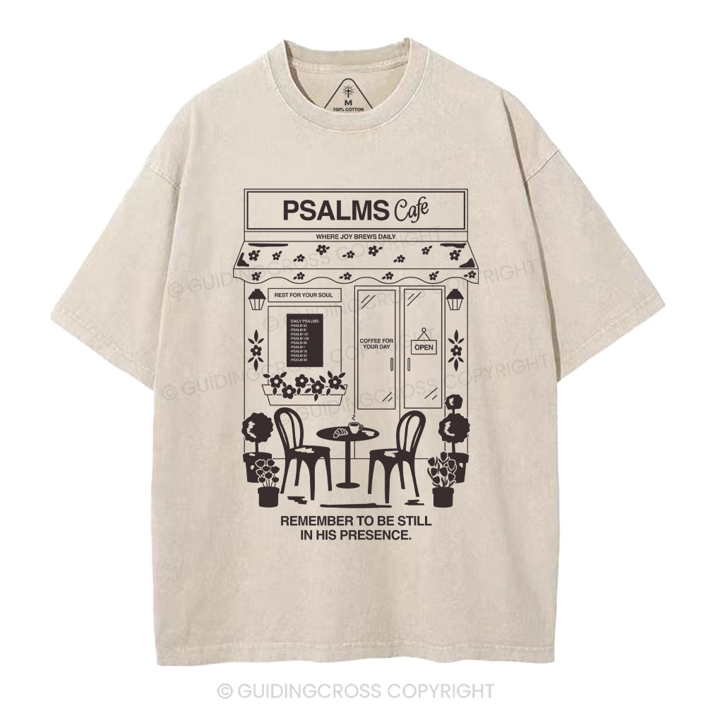 Remember To be Still Christian Washed T-Shirt