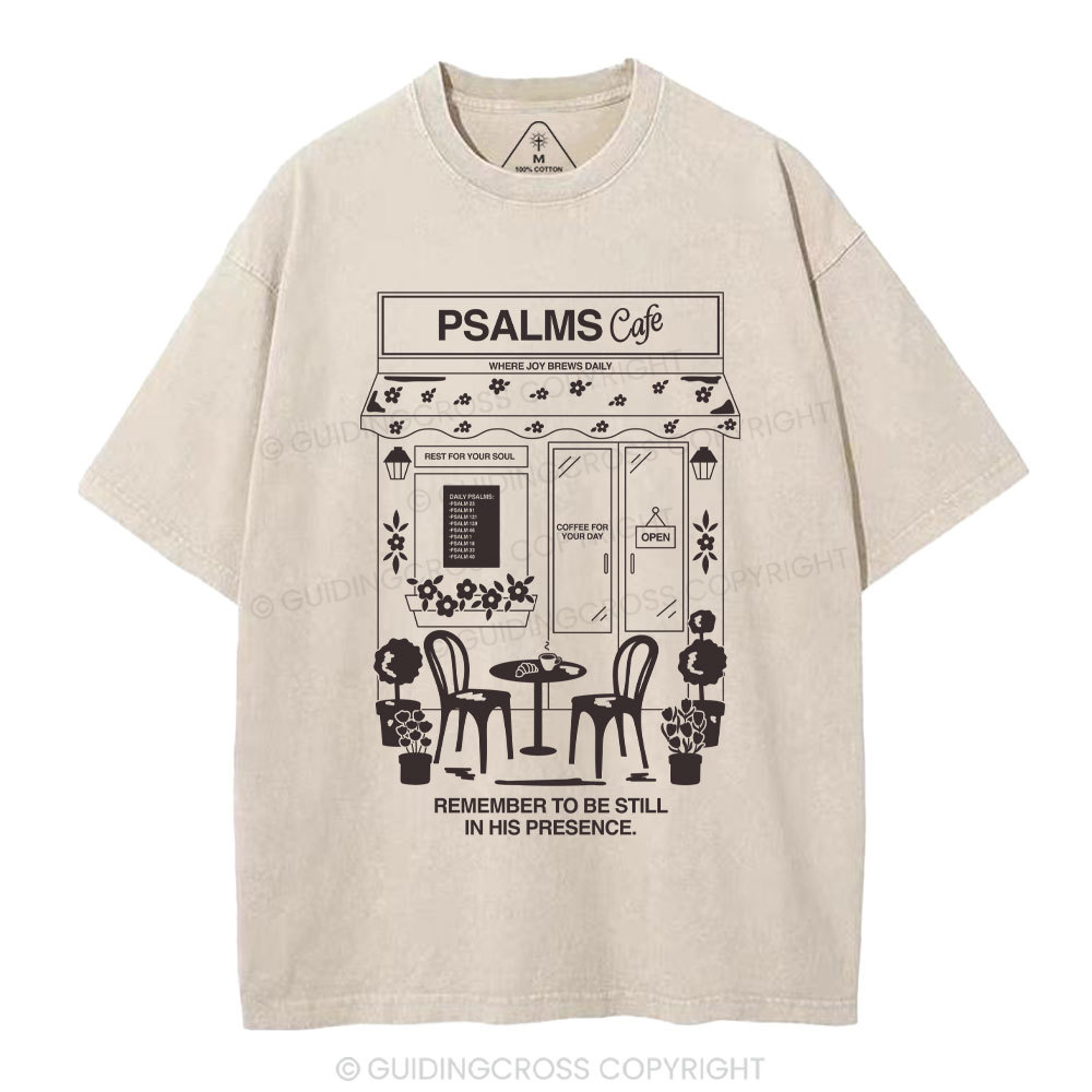 Remember To be Still Christian Washed T-Shirt