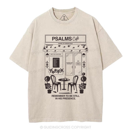 Remember To be Still Christian Washed T-Shirt