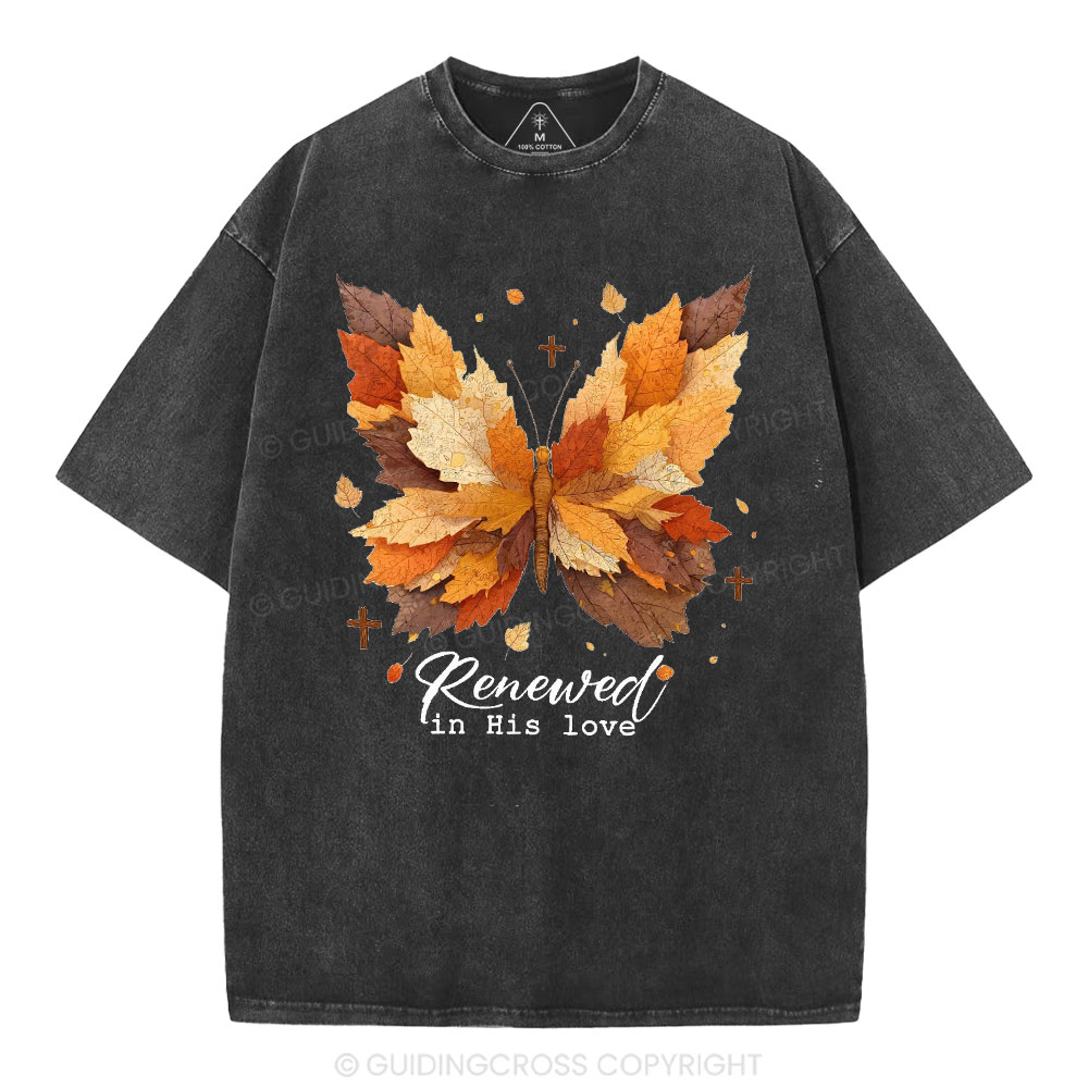 Matthew 14 Christian Washed T-Shirt