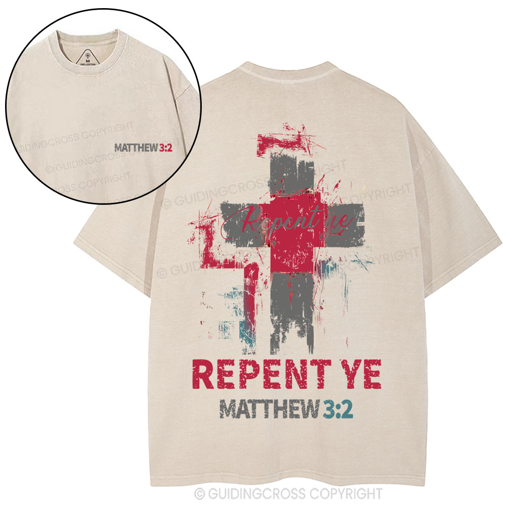 New-Sample Christian Washed T-Shirt Sale - GuidingCross