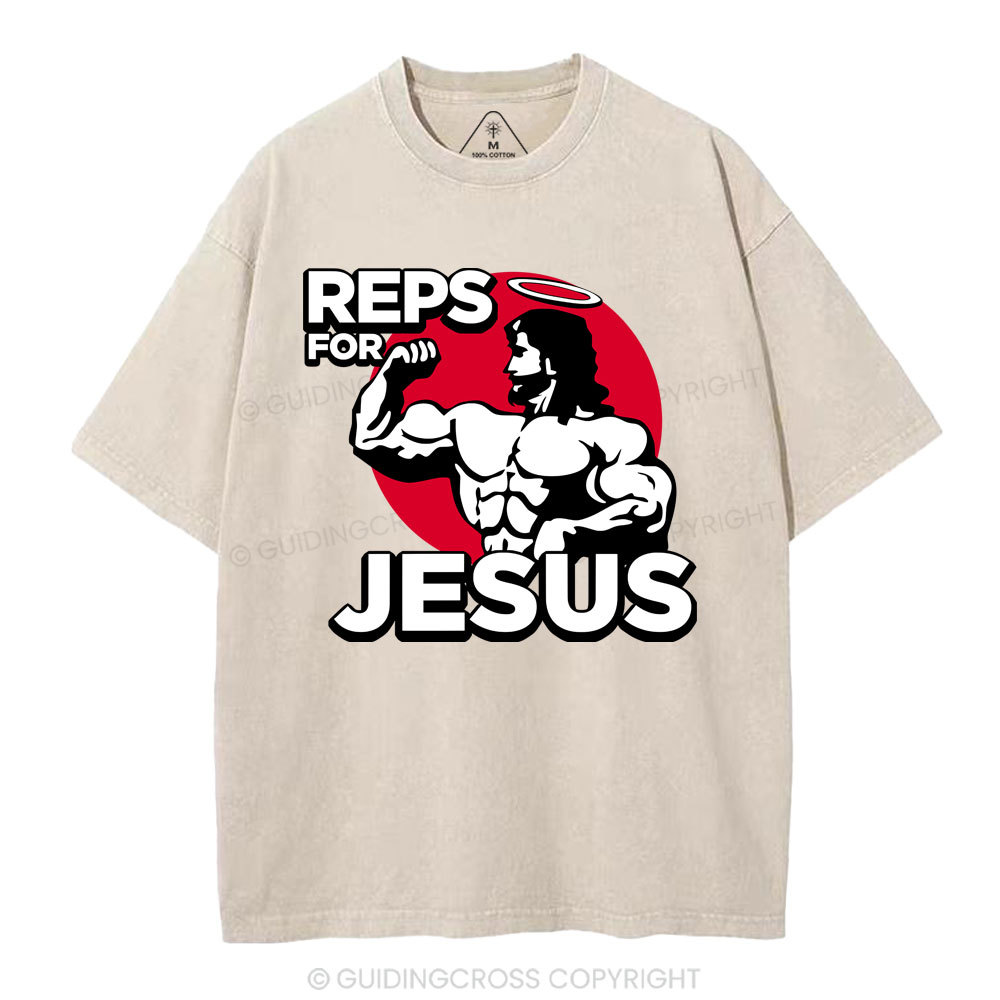 Reps For Jesus Christian Washed T-Shirt