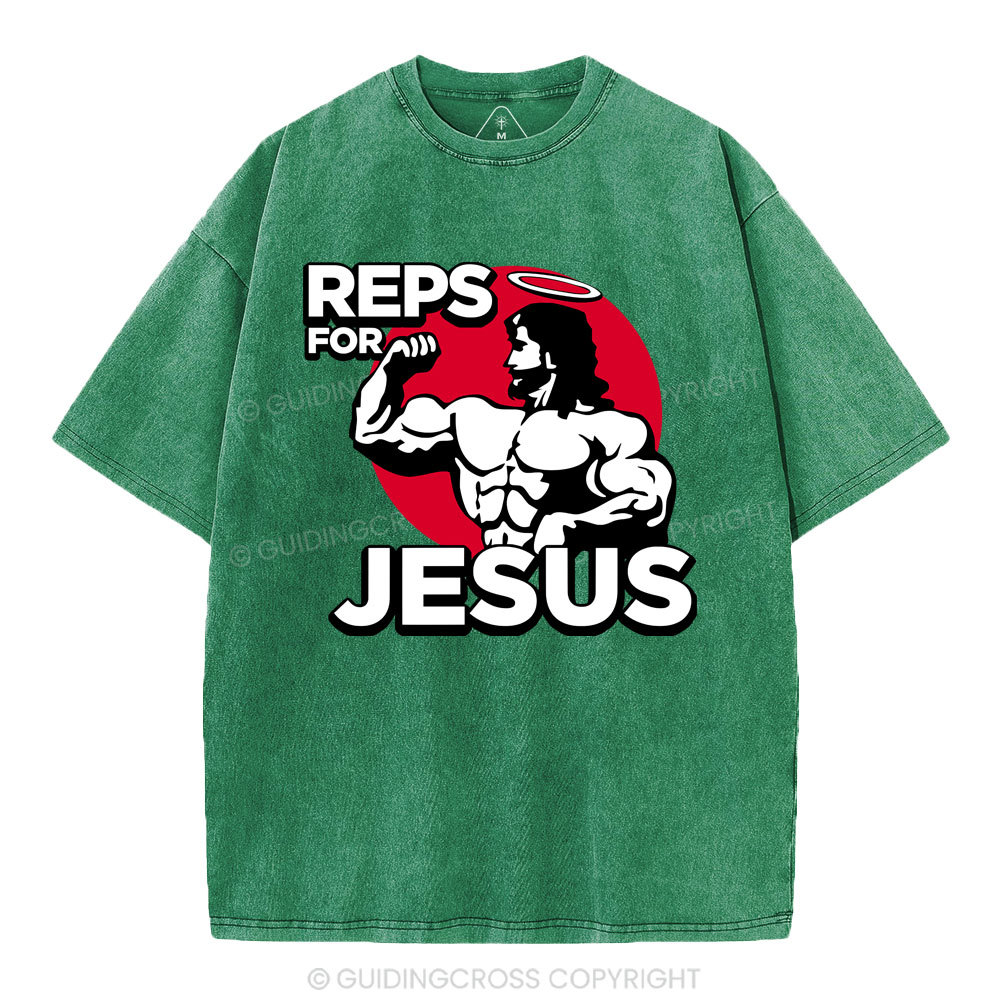 Reps For Jesus Christian Washed T-Shirt
