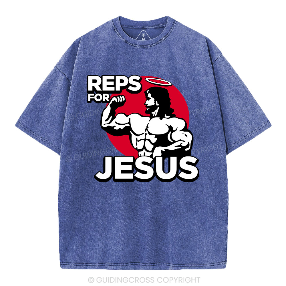 Reps For Jesus Christian Washed T-Shirt