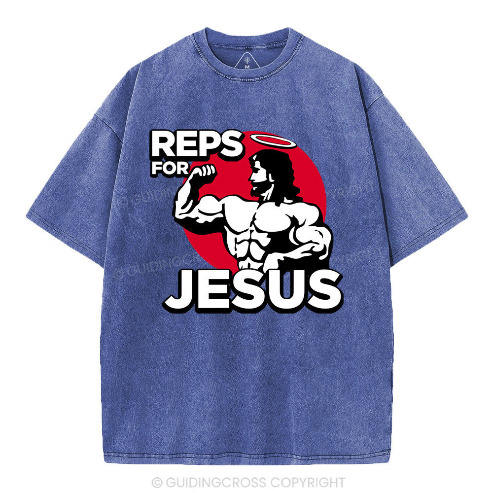 Reps For Jesus Christian Washed T-Shirt