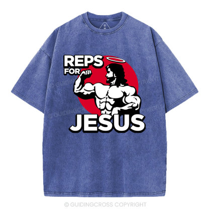 Reps For Jesus Christian Washed T-Shirt