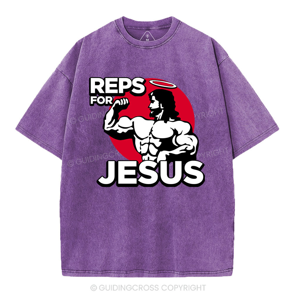 Reps For Jesus Christian Washed T-Shirt