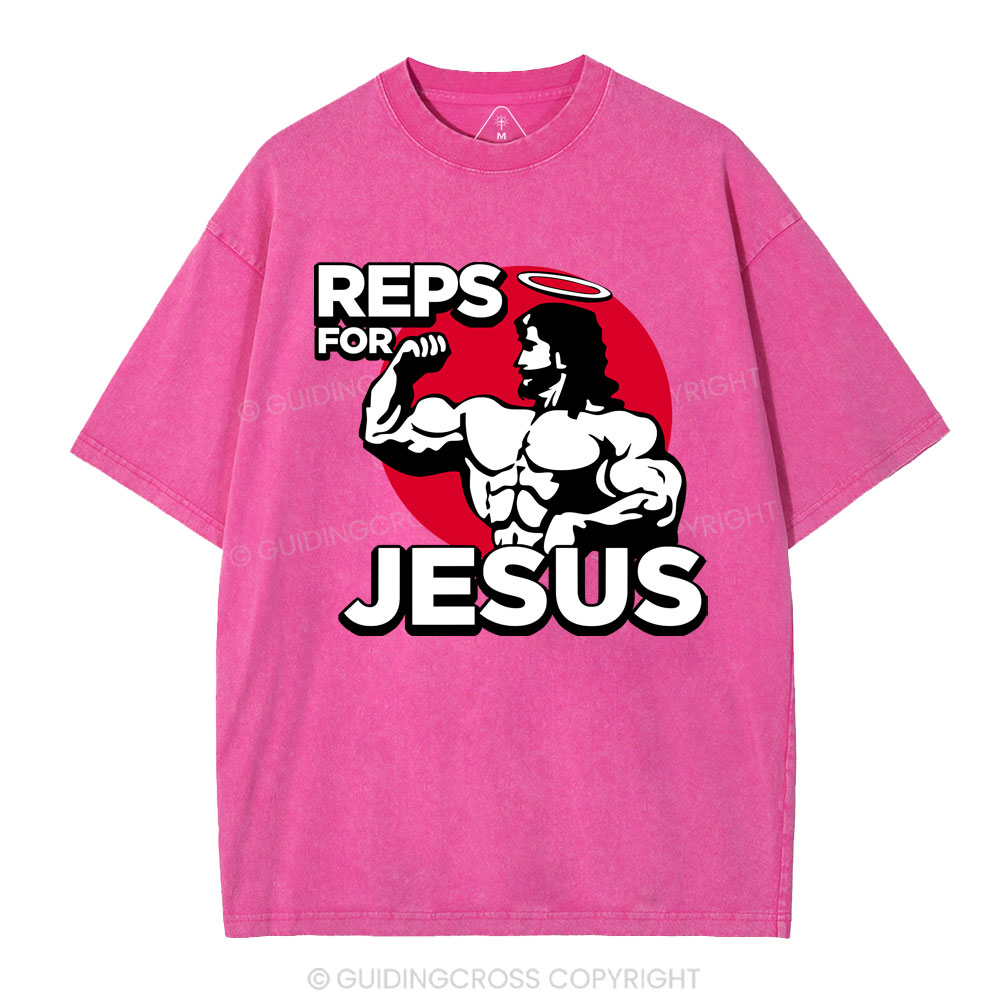 Reps For Jesus Christian Washed T-Shirt