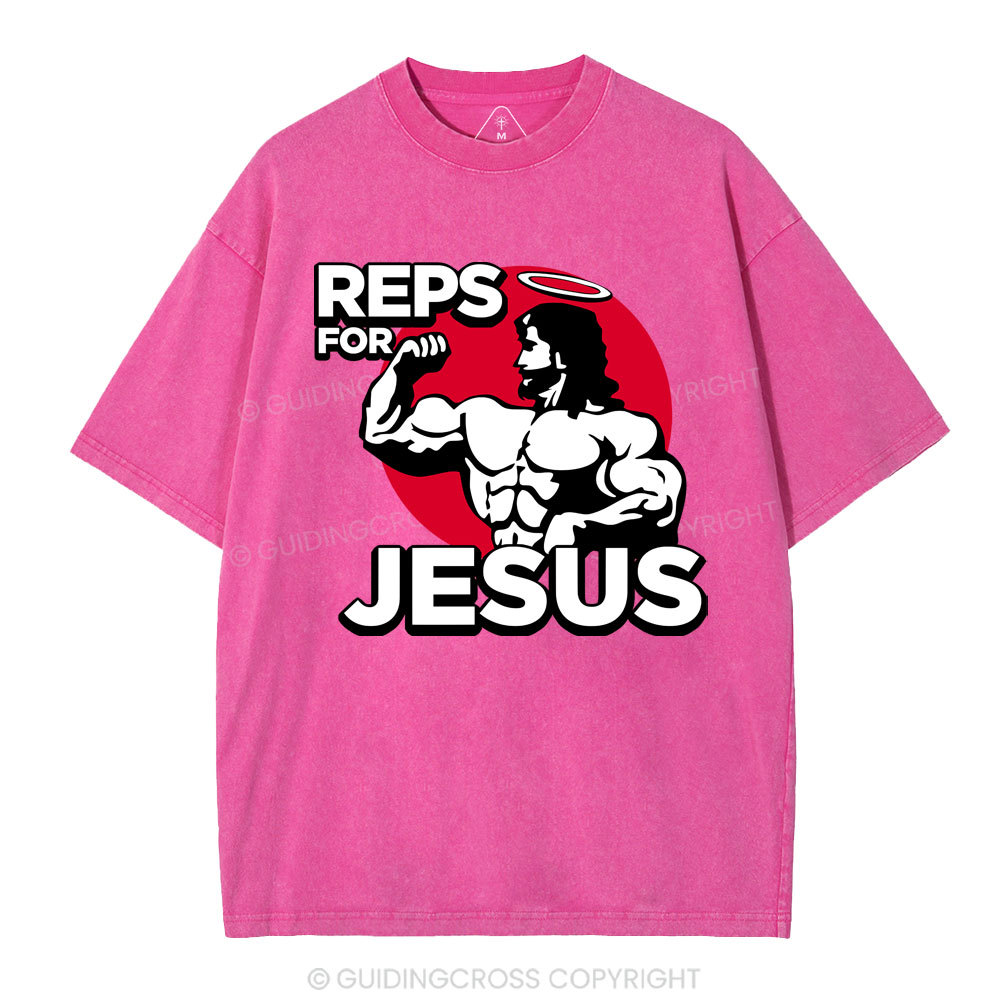 Reps For Jesus Christian Washed T-Shirt