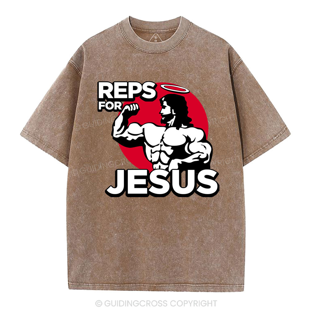 Reps For Jesus Christian Washed T-Shirt