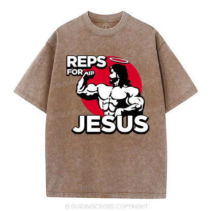 Reps For Jesus Christian Washed T-Shirt