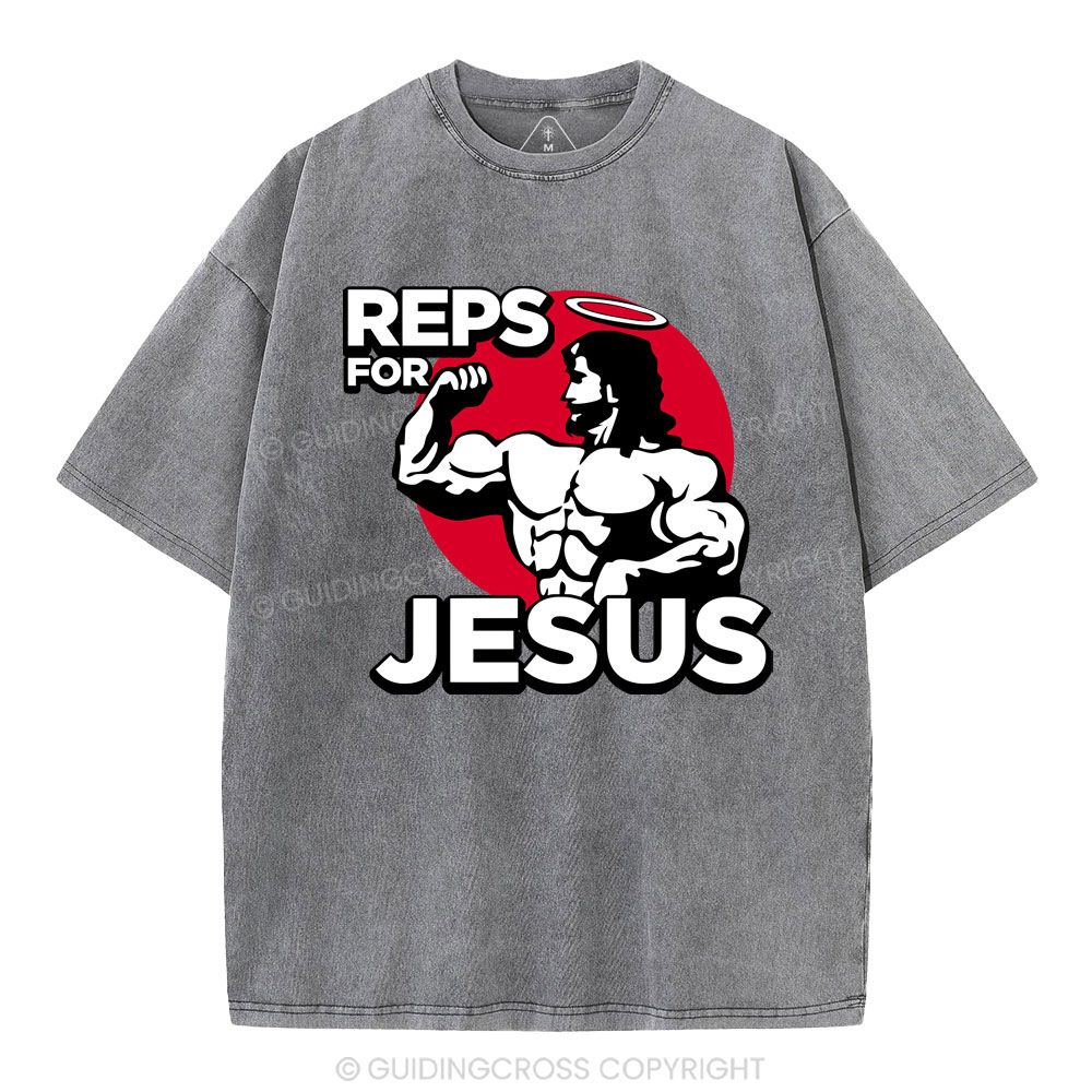Reps For Jesus Christian Washed T-Shirt