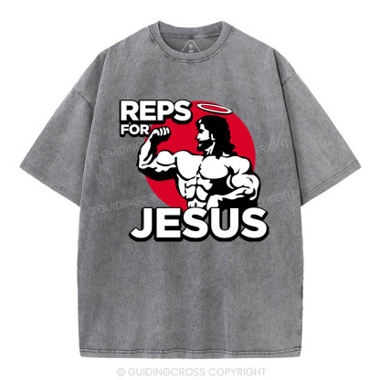 Reps For Jesus Christian Washed T-Shirt