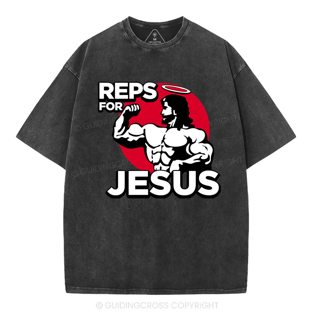 Reps For Jesus Christian Washed T-Shirt